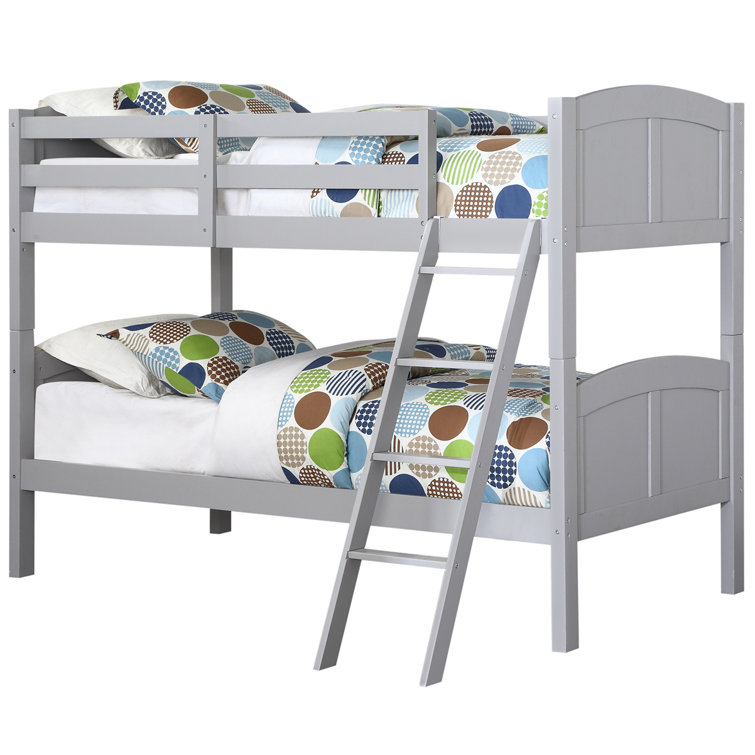 Viv + Rae Kautz Twin Over Twin Solid Wood Standard Bunk Bed by Viv